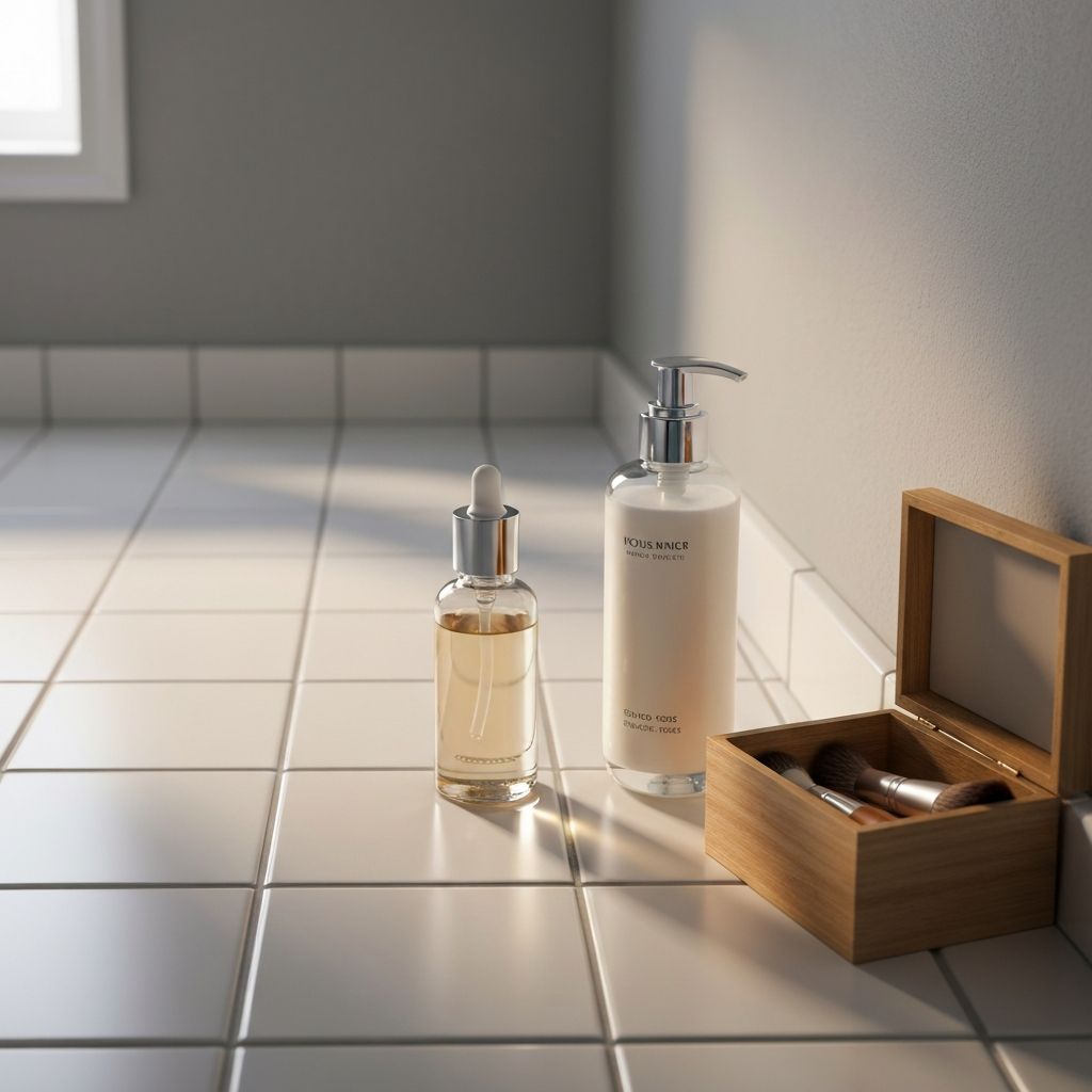 Rutina de cuidado facial nocturno